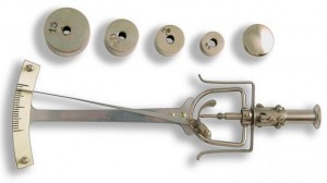 Tonomètre de Schiötz